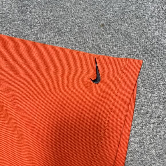 Nike Golf Tour Performance Dri-Fit Men's 2XL Orange Polo Hidden Collar Button - Picture 4 of 11